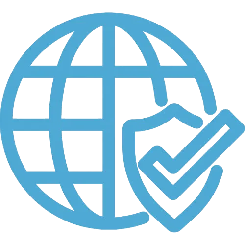 Icono de seguridad y protección de la página web 24/7